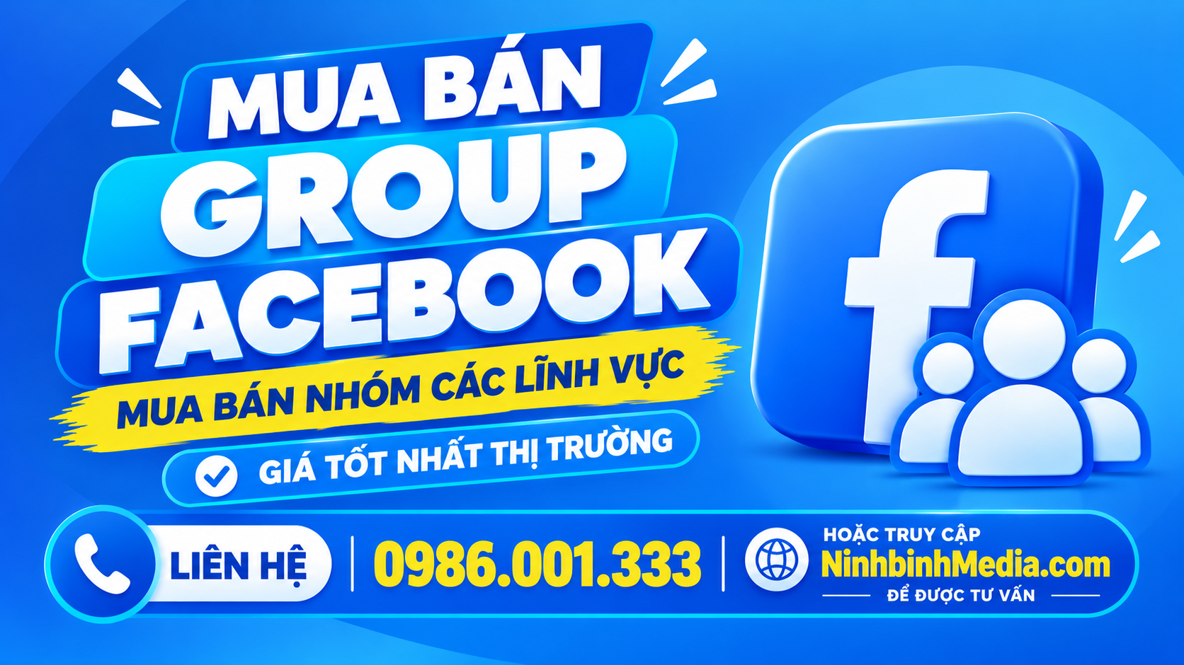 Dịch vụ mua group Facebook uy tín chất lượng Dịch vụ mua group Facebook uy tín chất lượng