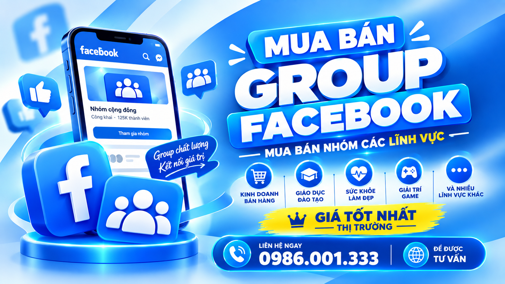 5 điều cần biết trước khi xây hoặc mua Group Facebook để phát triển bền vững 5 điều cần biết trước khi xây hoặc mua Group Facebook để phát triển bền vững