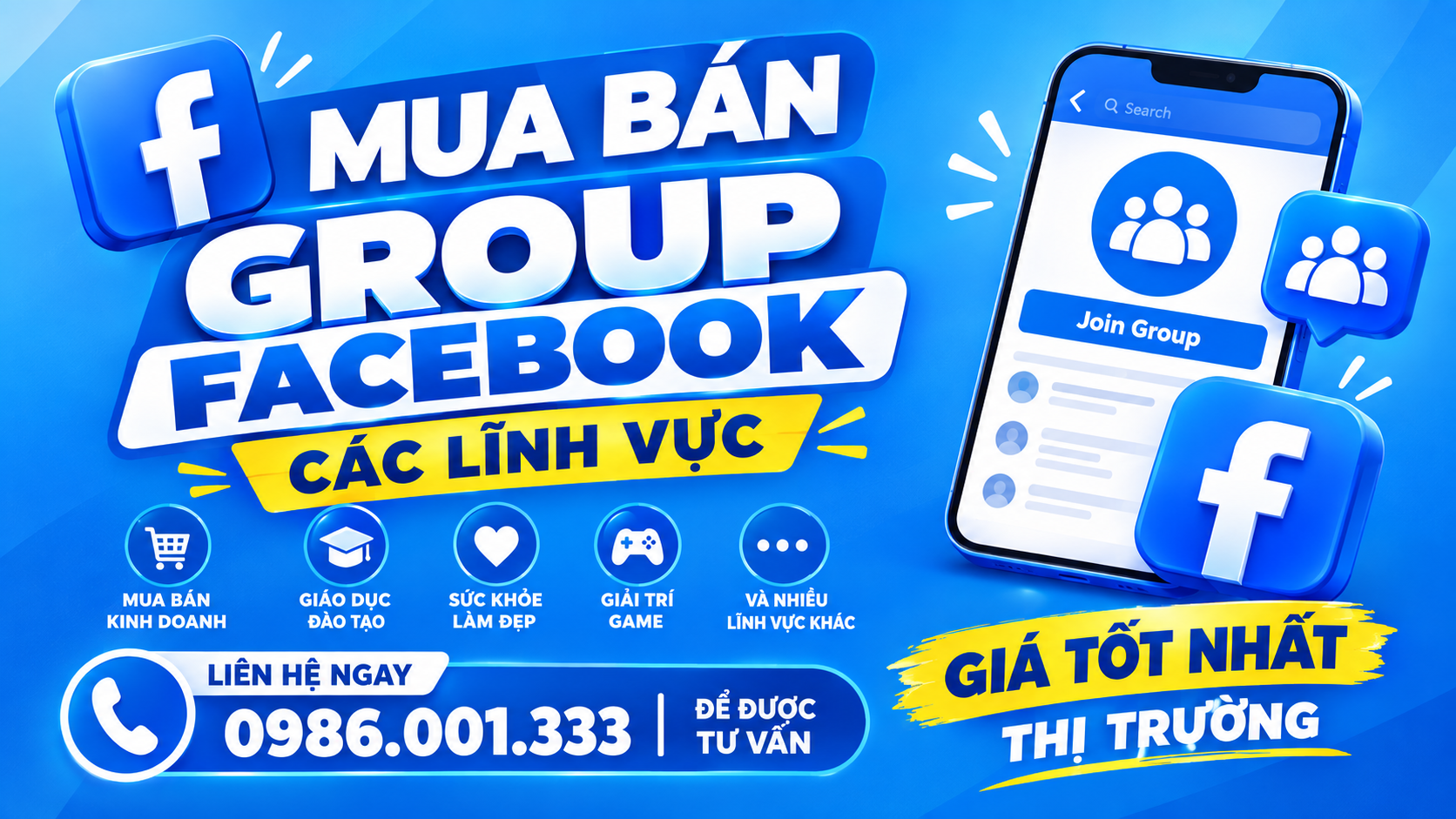Mua nhóm Facebook: Kinh nghiệm mua bán group an toàn và hiệu quả  