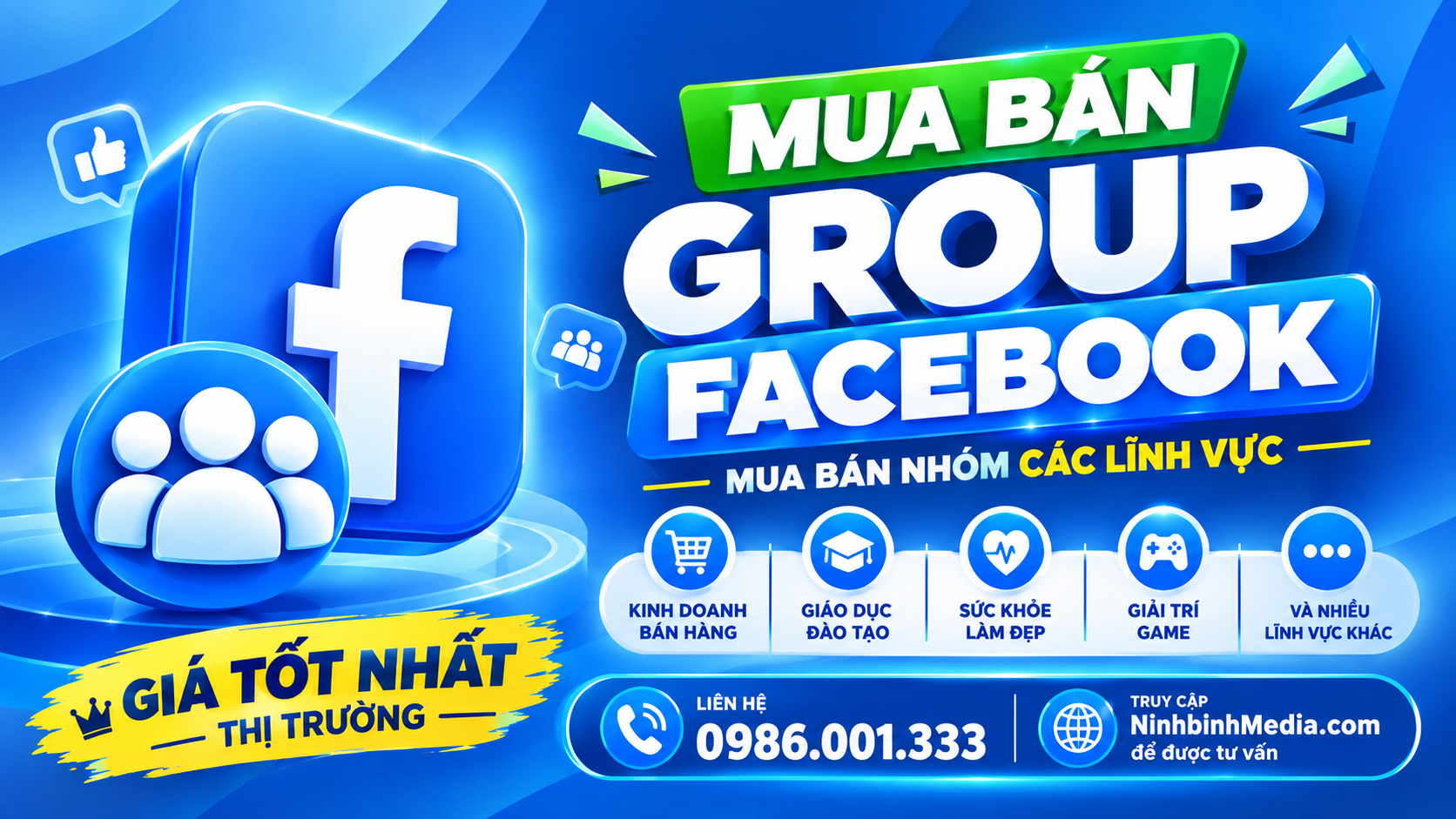 Mua group Facebook có sẵn thành viên, kinh nghiệm và quy trình Mua group Facebook có sẵn thành viên, kinh nghiệm và quy trình