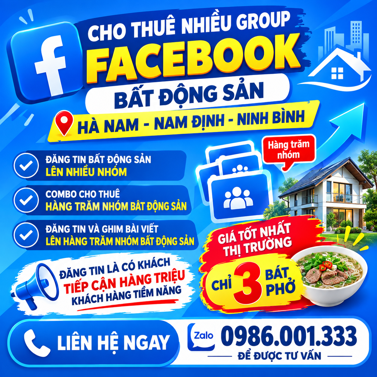 Hệ thống 155 nhóm mua bán bất động sản Hà Nam hiệu quả nhất  